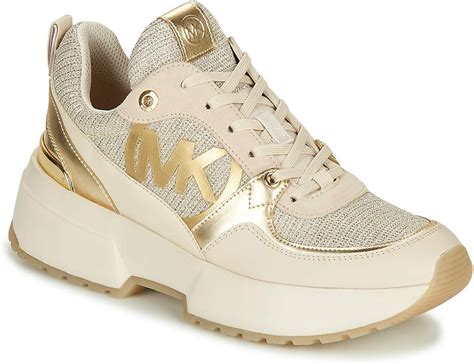 michael kors sneaker damen weiss gold